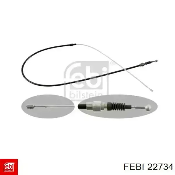 Comprar 22734 Febi Cable de freno de mano trasero derecho/izquierdo
