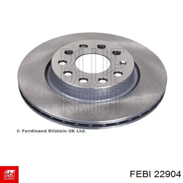 Disco de freno 22904 Febi