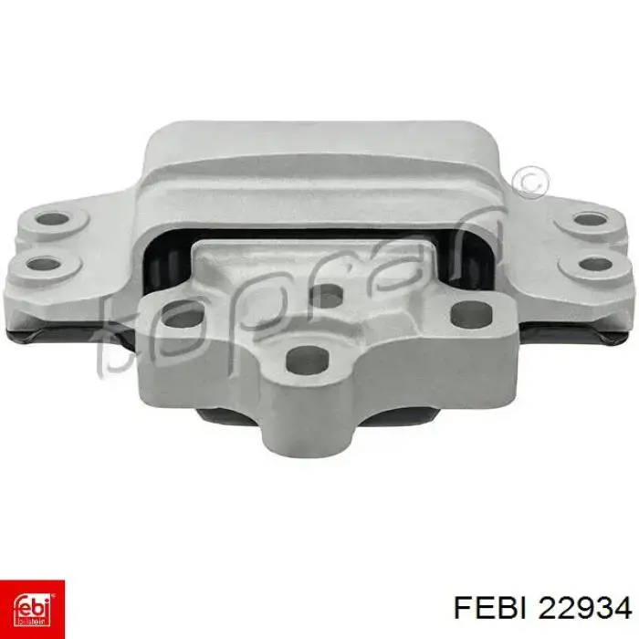 Soporte izquierdo del motor 22934 Febi