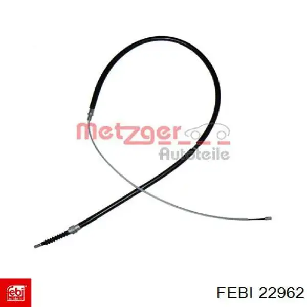 Cable de freno de mano trasero derecho/izquierdo Beca Cables 708003