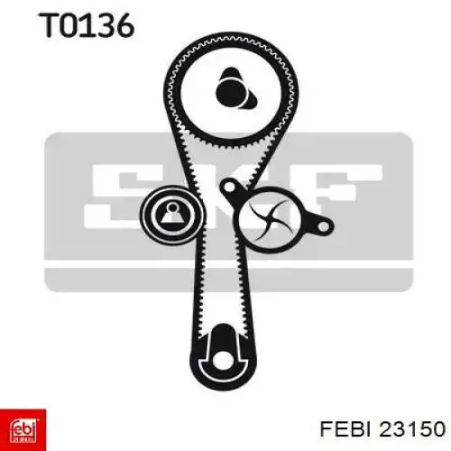 Brazo inferior izquierdo de la suspensión delantera Febi 23150 precio, desde 62,41 EUR