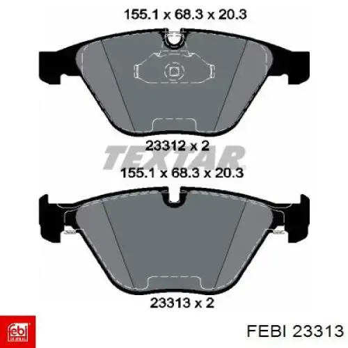 Brazo inferior izquierdo/derecho de suspensión delantera Febi 23313 precio, desde 42,68 EUR