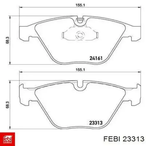 Comprar 23313 Febi Brazo inferior izquierdo/derecho de suspensión delantera