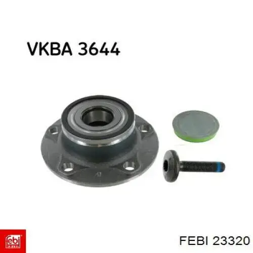 Comprar 23320 Febi Cubo de rueda, Eje trasero