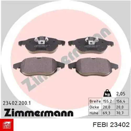 Cerradura de la guantera Febi 23402 precio, desde 3,18 EUR