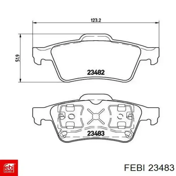 Comprar 23483 Febi Buje de ballesta delantera