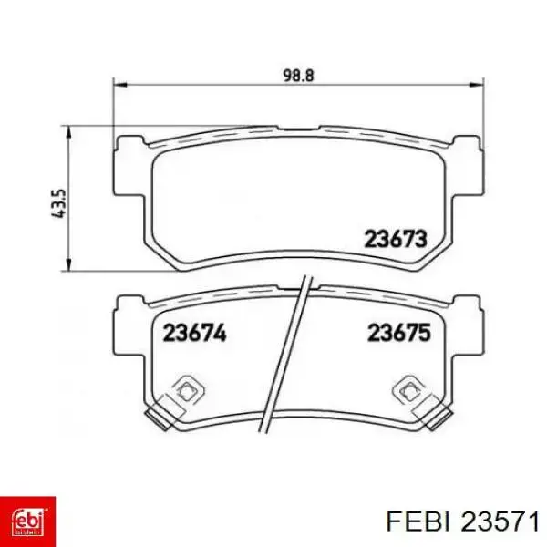 EH6698 Eurocams Taqués de motor