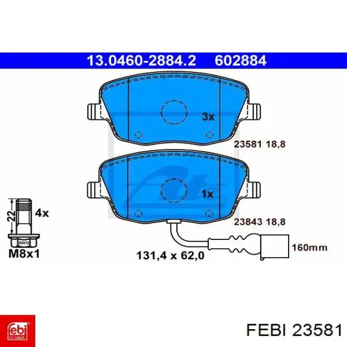 Filtro de cabina Febi 23581 precio, desde 6,61 EUR