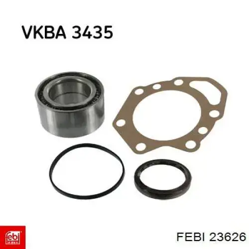 Rodamiento de rueda delantero Febi 23626