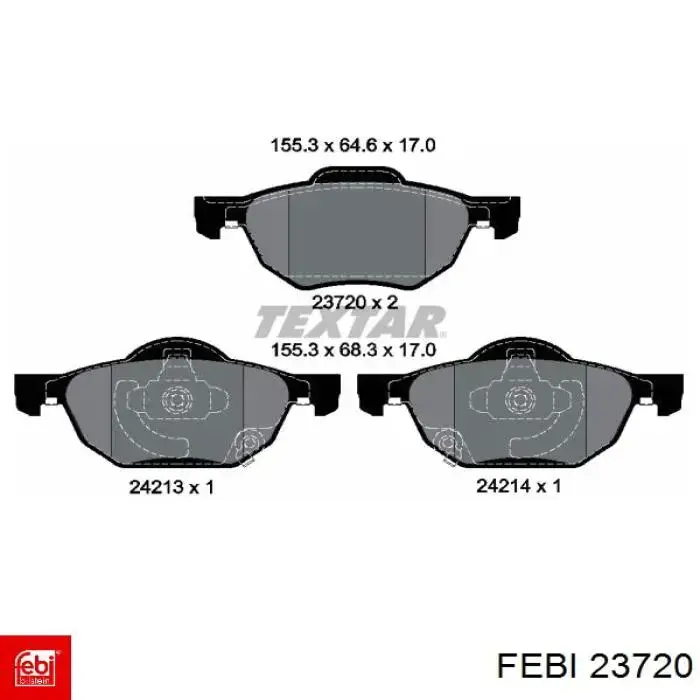 Comprar 23720 Febi Brida del sistema de refrigeración (triple unión)