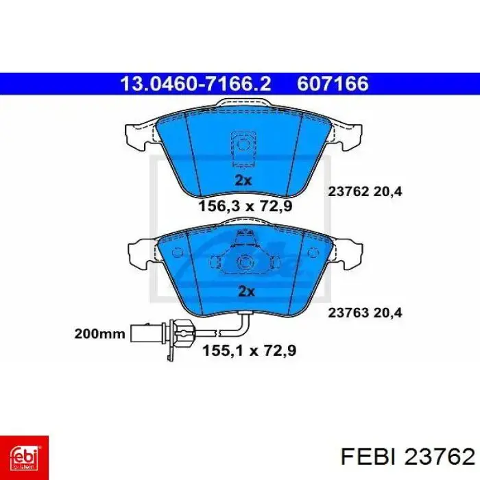 Silentblock suspension Febi 23762