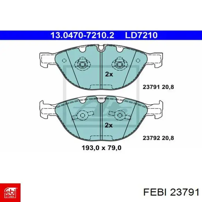 Esfera de la suspensión delantera Febi 23791 precio, desde 66,27 EUR