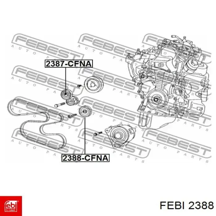Comprar 2388 Febi Taco de caja de cambios