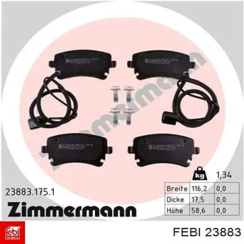 Bomba auxiliar de embrague Febi 23883 precio, desde 15,20 EUR