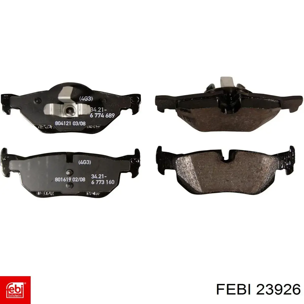 Cojinete de rueda delantero 23926 Febi