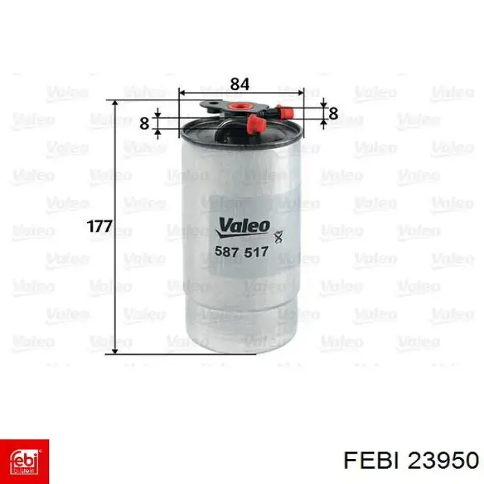 23950 Febi filtro combustible