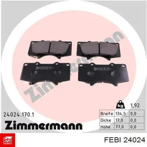 Comprar 24024 Febi Rótula barra de acoplamiento exterior