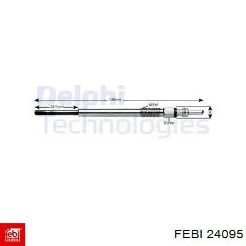 Bujías incandescentes Febi 24095 precio, desde 20,90 EUR