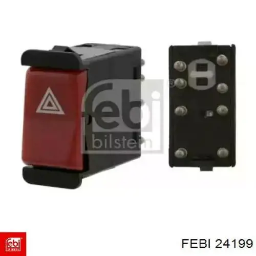 Boton de luz de emergencía 24199 Febi