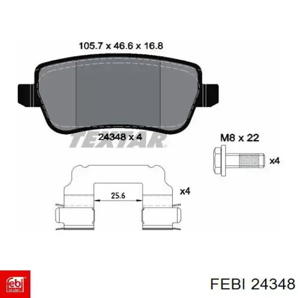 24348 Febi Sensor de posición del cigüeñal
