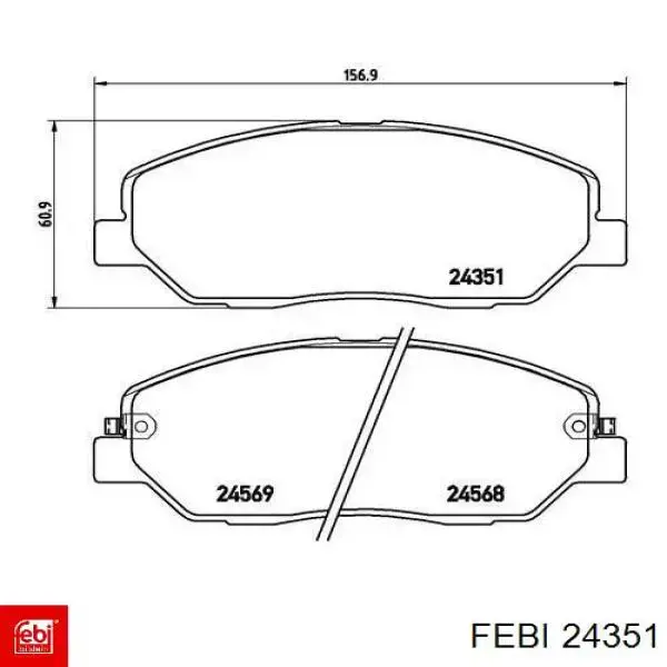 Comprar 24351 Febi Bujes de ruedas