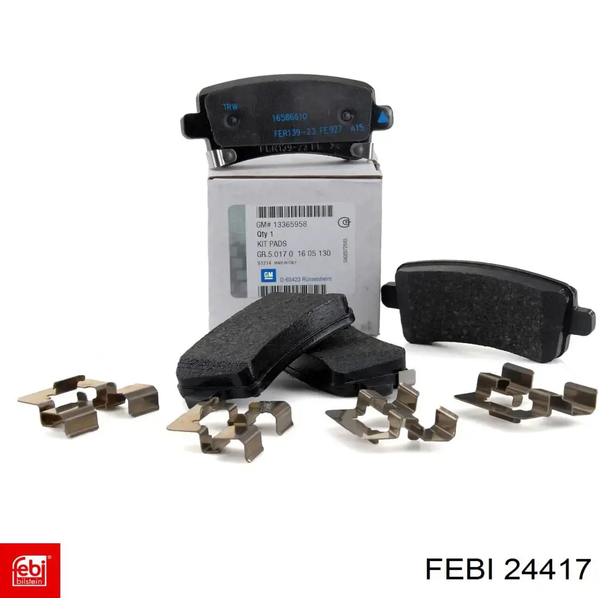 Brazo de suspensión delantera, superior izquierda Febi 24417