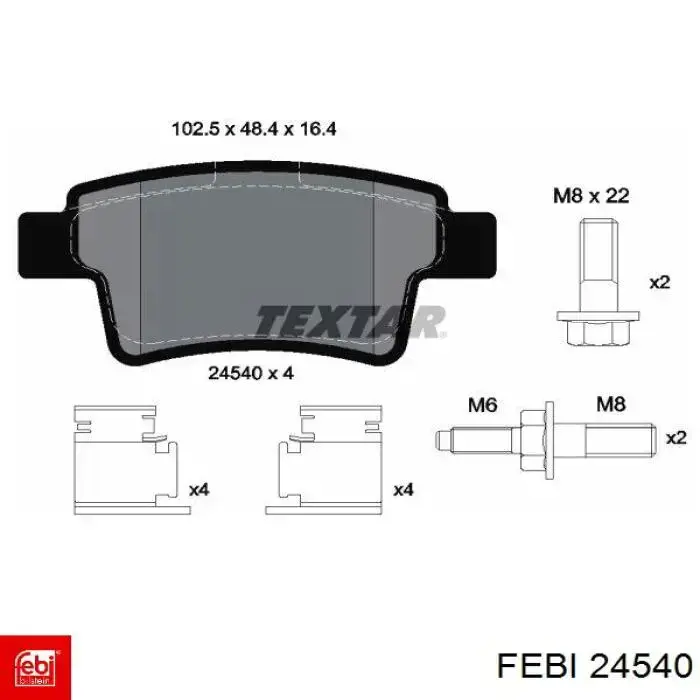 24540 Febi filtro de habitáculo