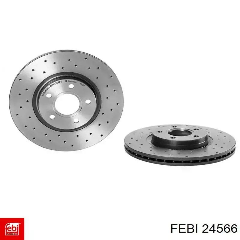 Freno de disco delantero Volvo V40 525, 526