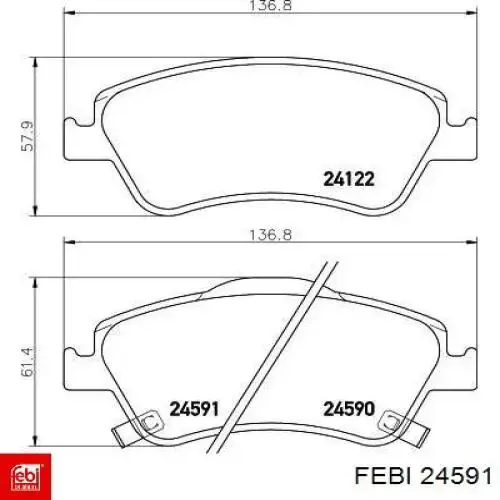 Comprar 24591 Febi Soporte de motor derecho