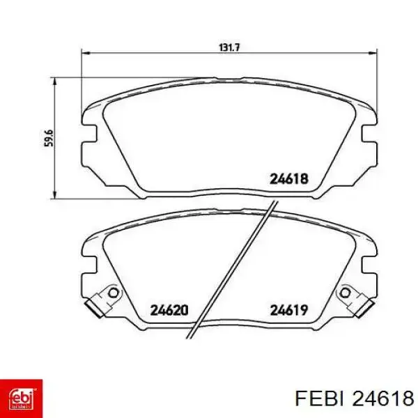 Comprar 24618 Febi Polea inversión/guía, correa poli V
