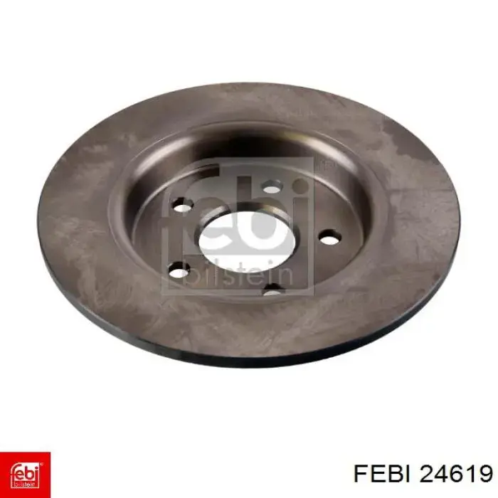 Disco de freno trasero 24619 Febi