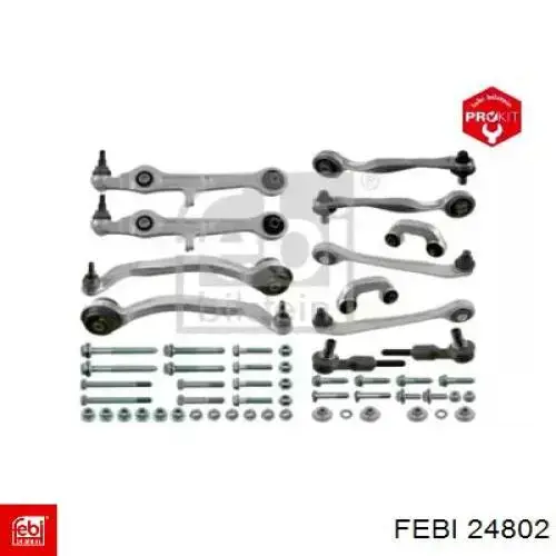 Kit de brazo de suspensión delantera 24802 Febi