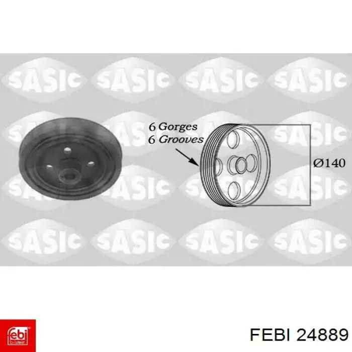 Comprar 24889 Febi La polea del cigüeñal