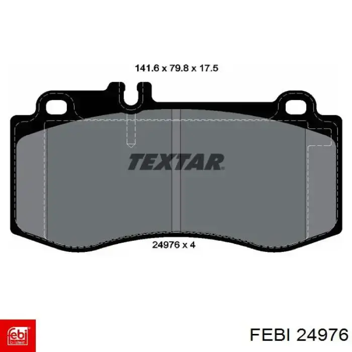 Bombín de cerradura de puerta delantera Febi 24976 precio, desde 9,19 EUR