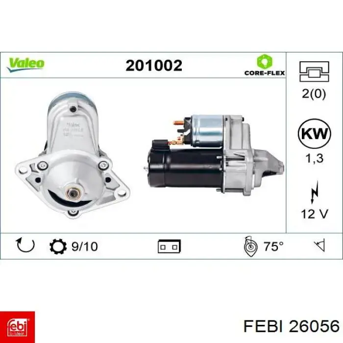 Comprar 26056 Febi Buje de barra estabilizadora trasera