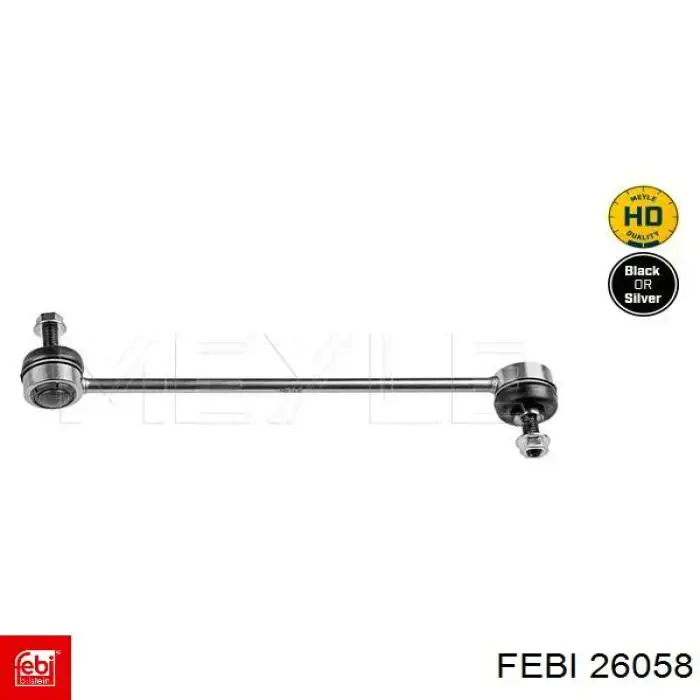 Soporte, estabilizador eje trasero Febi 26058