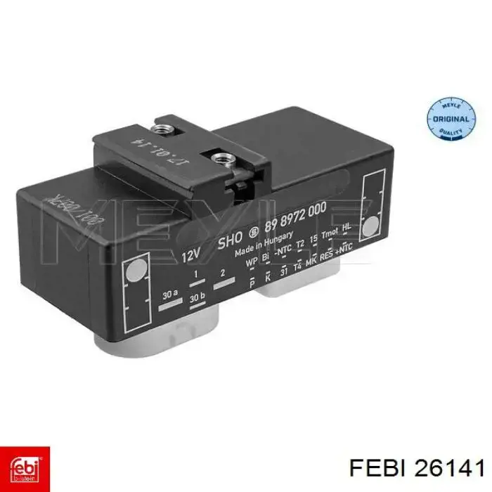 Regulador de velocidad del ventilador de refrigeración (unidad de control) 26141 Febi