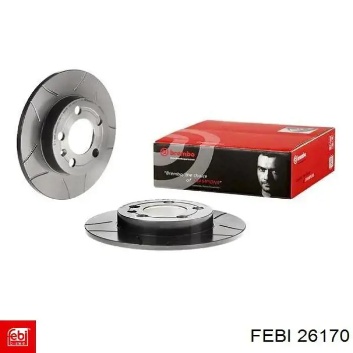 Frenos traseros Febi 26170