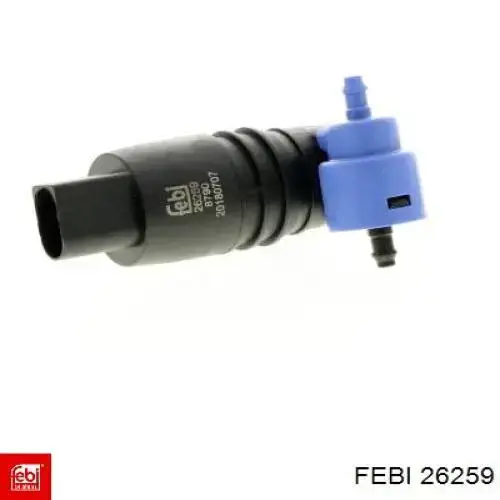 Bomba-motor de limpiaparabrisas delantero/trasero 26259 Febi
