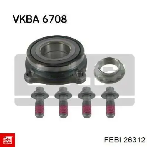 Comprar 26312 Febi Cojinete de rueda trasero