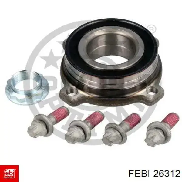 Cojinete de cubo delantero Febi 26312 precio, desde 61,11 EUR