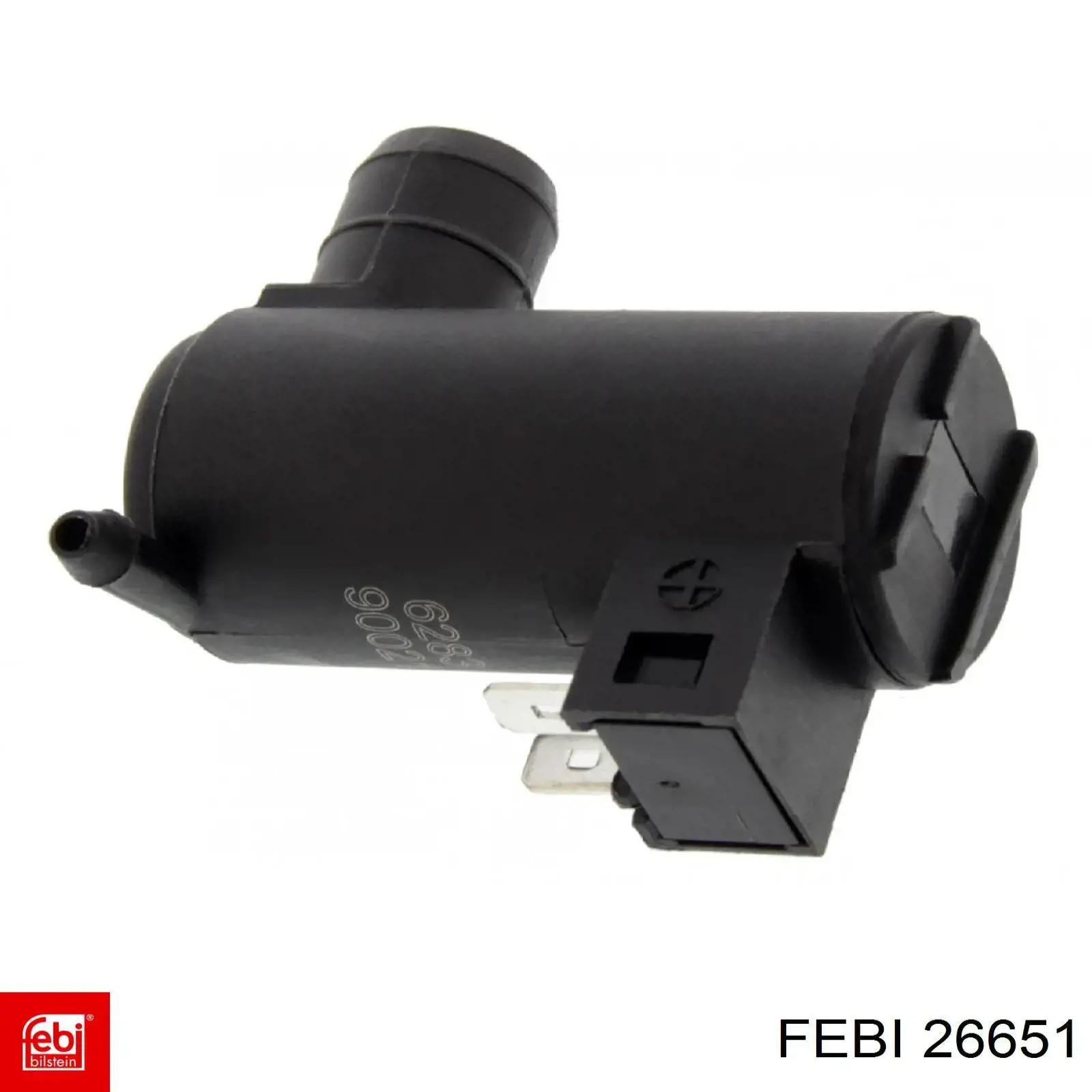 Bomba de agua limpiaparabrisas, delantera 26651 Febi