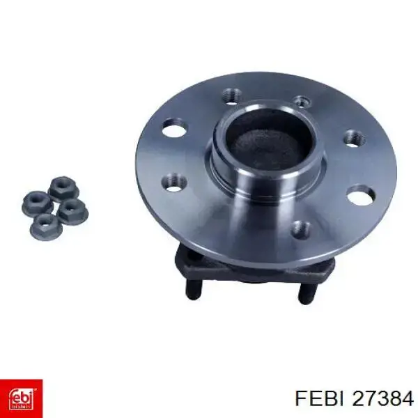 Cubo de rueda trasero 27384 Febi