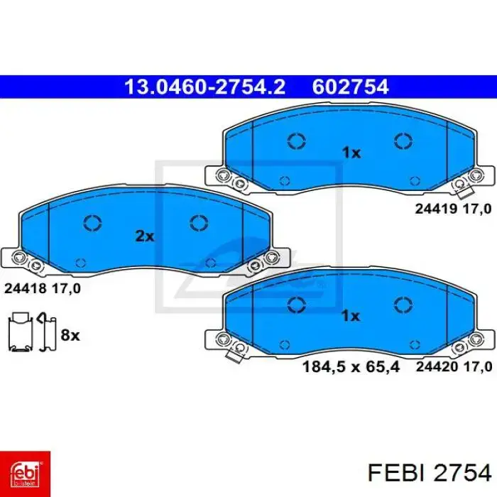 Comprar 2754 Febi Sensor de temperatura del refrigerante, salpicadero