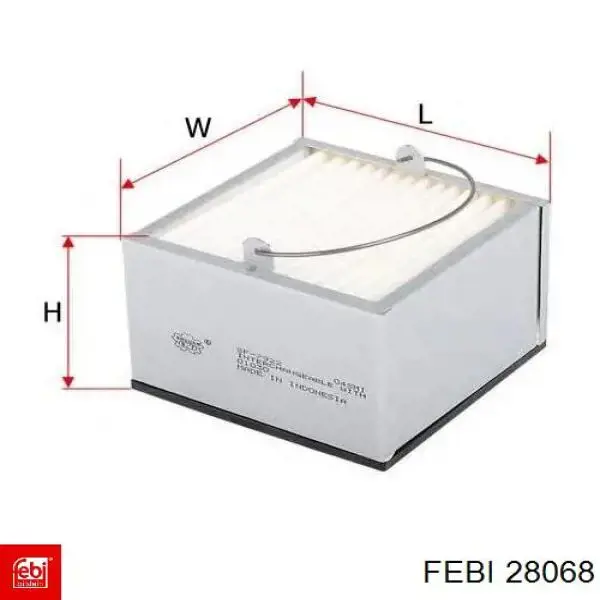 Comprar A129004 Denckermann Filtro diesel
