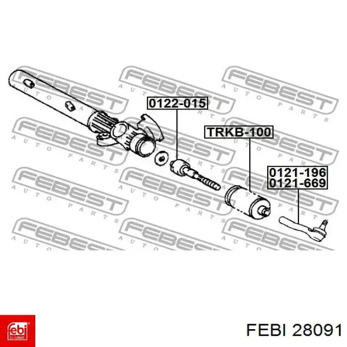Brazo direccion coche Febi 28091 precio, desde 17,23 EUR