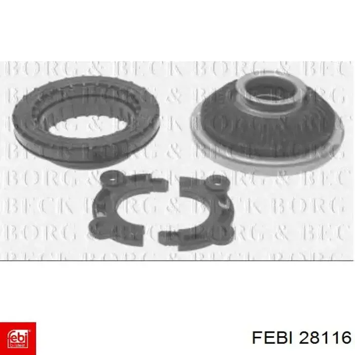 Soporte del amortiguador delantero Febi 28116 precio, desde 38,75 EUR