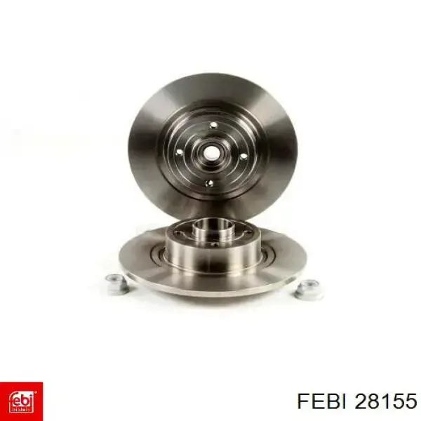 Frenos traseros Febi 28155