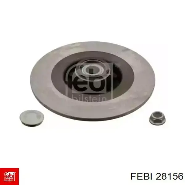 Disco de freno trasero 28156 Febi