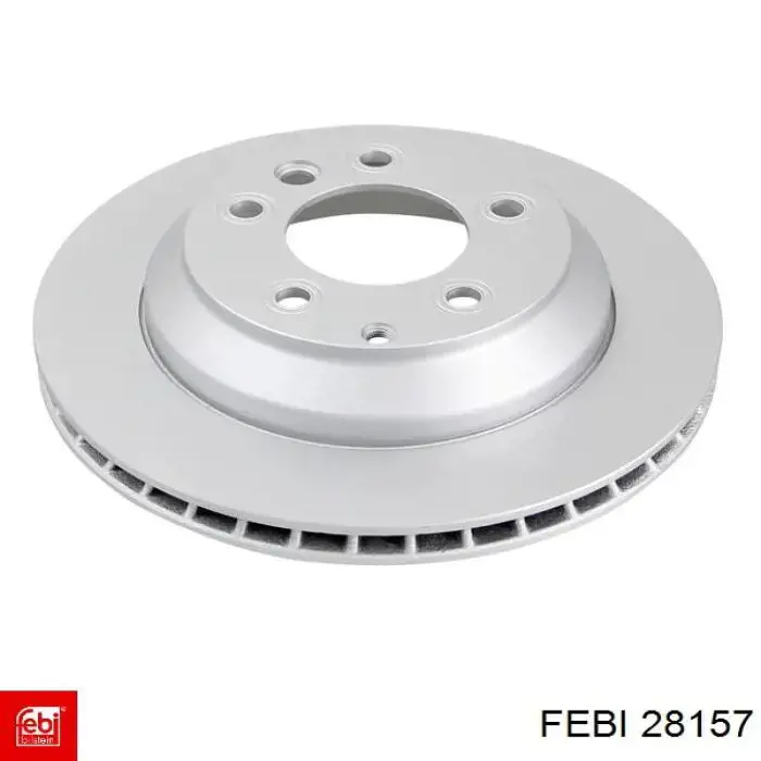 Disco de freno trasero 28157 Febi